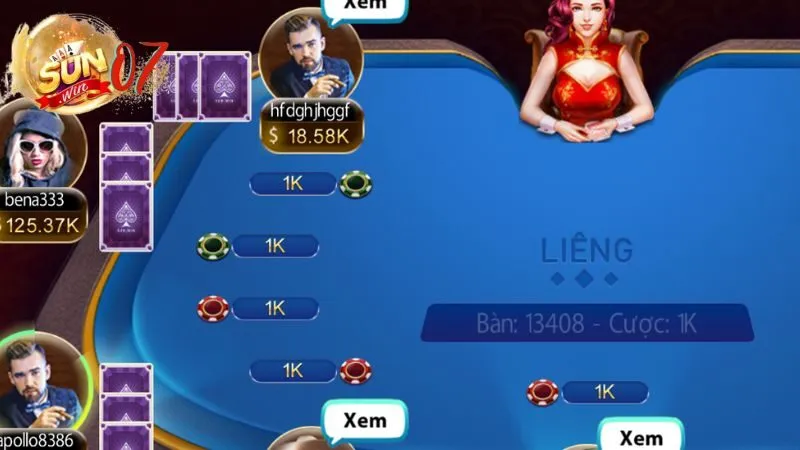 Luật chơi và cách tham gia Liêng tại Sunwin